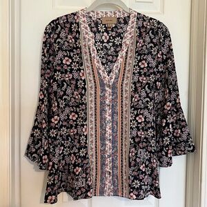 Anthropologie Kachel Silk Top Size 10